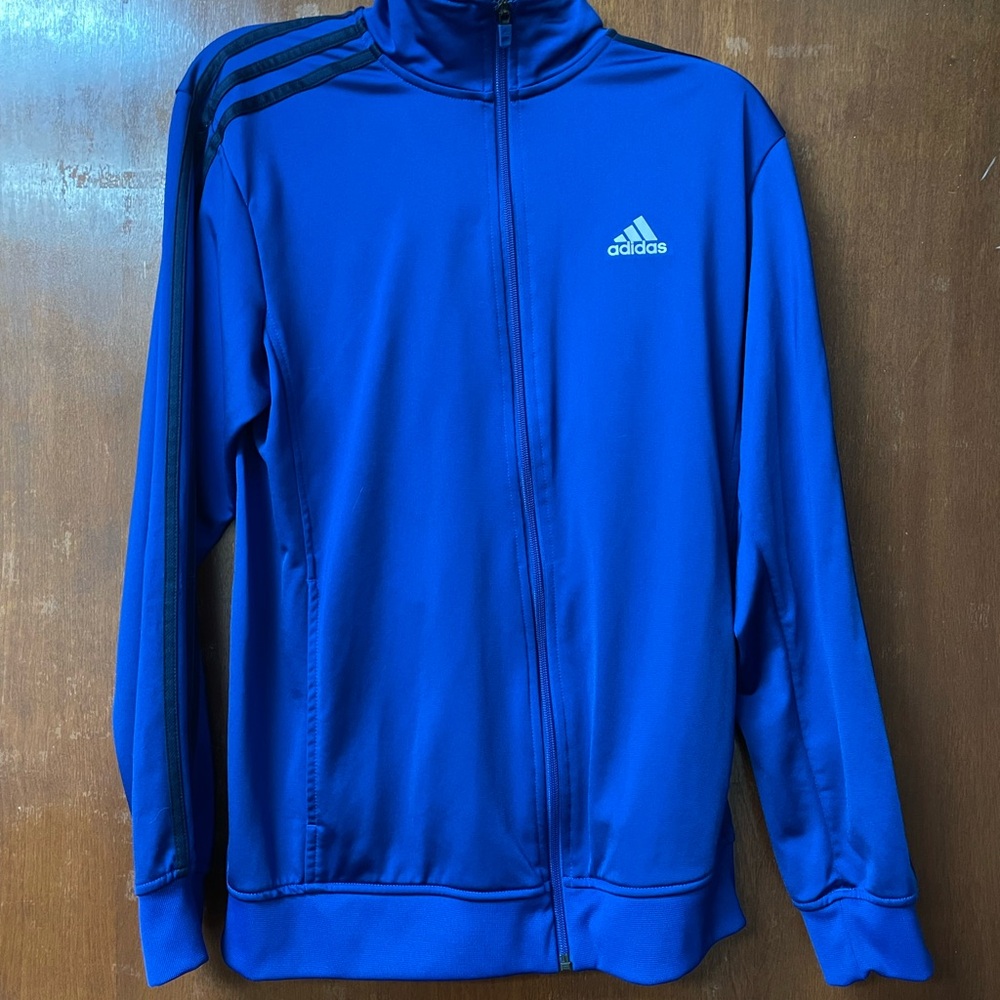Adidas Royal Blue Athletic Track Jacket